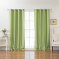 Faux Silk Grommet Blackout Curtains