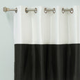 Faux Silk Striped Blackout Curtains