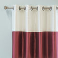 Faux Silk Striped Blackout Curtains