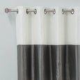 Faux Silk Striped Blackout Curtains