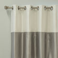 Faux Silk Striped Blackout Curtains