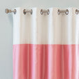 Faux Silk Striped Blackout Curtains