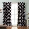 Faux Silk Moroccan Blackout Curtain
