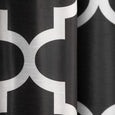 Faux Silk Moroccan Blackout Curtain