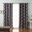 Faux Silk Moroccan Blackout Curtain