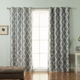 Faux Silk Moroccan Blackout Curtain
