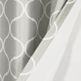 Faux Silk Quatrefoil Blackout Curtain