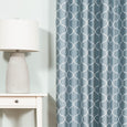 Faux Silk Quatrefoil Blackout Curtain