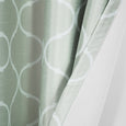 Faux Silk Quatrefoil Blackout Curtain