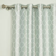 Faux Silk Quatrefoil Blackout Curtain