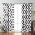 Faux Silk Reverse Moroccan Blackout Curtain