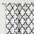 Faux Silk Reverse Moroccan Blackout Curtain