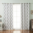Faux Silk Reverse Moroccan Blackout Curtain