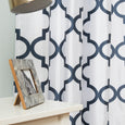Faux Silk Reverse Moroccan Blackout Curtain