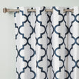 Faux Silk Reverse Moroccan Blackout Curtain