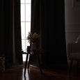 SolbloQ Solid Silver Grommet Blackout Curtains