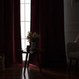 SolbloQ Solid Silver Grommet Blackout Curtains