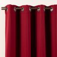 SolbloQ Solid Silver Grommet Blackout Curtains