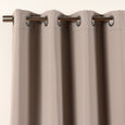 SolbloQ Solid Silver Grommet Blackout Curtains