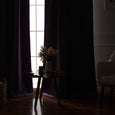 SolbloQ Solid Silver Grommet Blackout Curtains