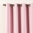 SolbloQ Solid Silver Grommet Blackout Curtains