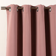 SolbloQ Solid Silver Grommet Blackout Curtains