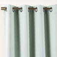 SolbloQ Solid Silver Grommet Blackout Curtains