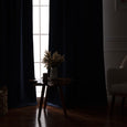 SolbloQ Solid Silver Grommet Blackout Curtains