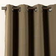 SolbloQ Solid Silver Grommet Blackout Curtains