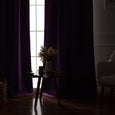 SolbloQ Solid Silver Grommet Blackout Curtains