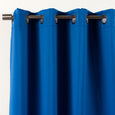 SolbloQ Solid Silver Grommet Blackout Curtains