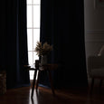 SolbloQ Solid Silver Grommet Blackout Curtains