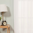 Sheer Voile Silver Grommet Curtains