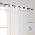Sheer Trellis Grommet Curtains