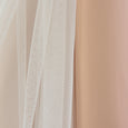 Wide Tulle Overlay Grommet Blackout Curtain