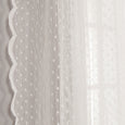Sheer Lace Dot Wide Curtain