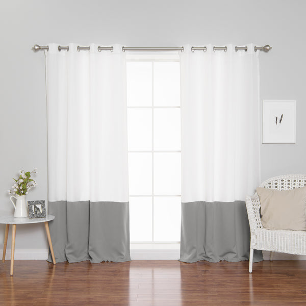 Oxford Colorblock Curtains