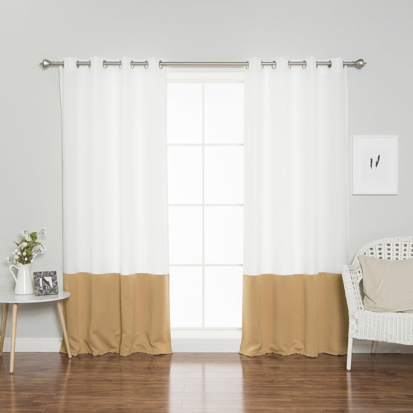 Oxford Colorblock Curtains
