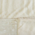 Fringed Faux Rabbit Fur Throw