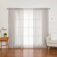 Sheer Burnout Branch Curtains