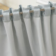 SolbloQ Basketweave Faux Linen Back Tab Blackout Curtains