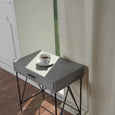 SolbloQ Woven Faux Linen Back Tab Curtains with Blackout Lining