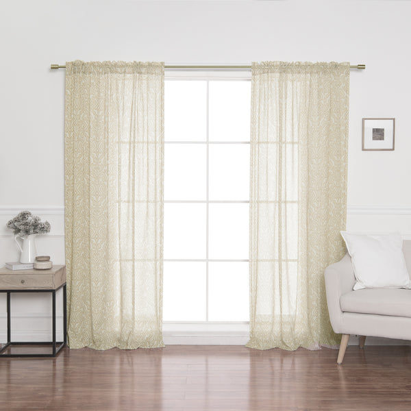 Sheer Ikat Curtains