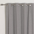 Linen Textured Grommet Thermal Total Blackout Curtains