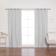 Linen Textured Grommet Thermal Total Blackout Curtains