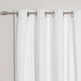 Linen Textured Grommet Thermal Total Blackout Curtains