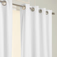 Linen Textured Grommet Thermal Total Blackout Curtains