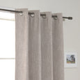 Linen-Look Grommet Blackout Curtains