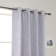 Heather Linen Grommet Blackout Curtains