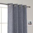 Heather Linen Grommet Blackout Curtains